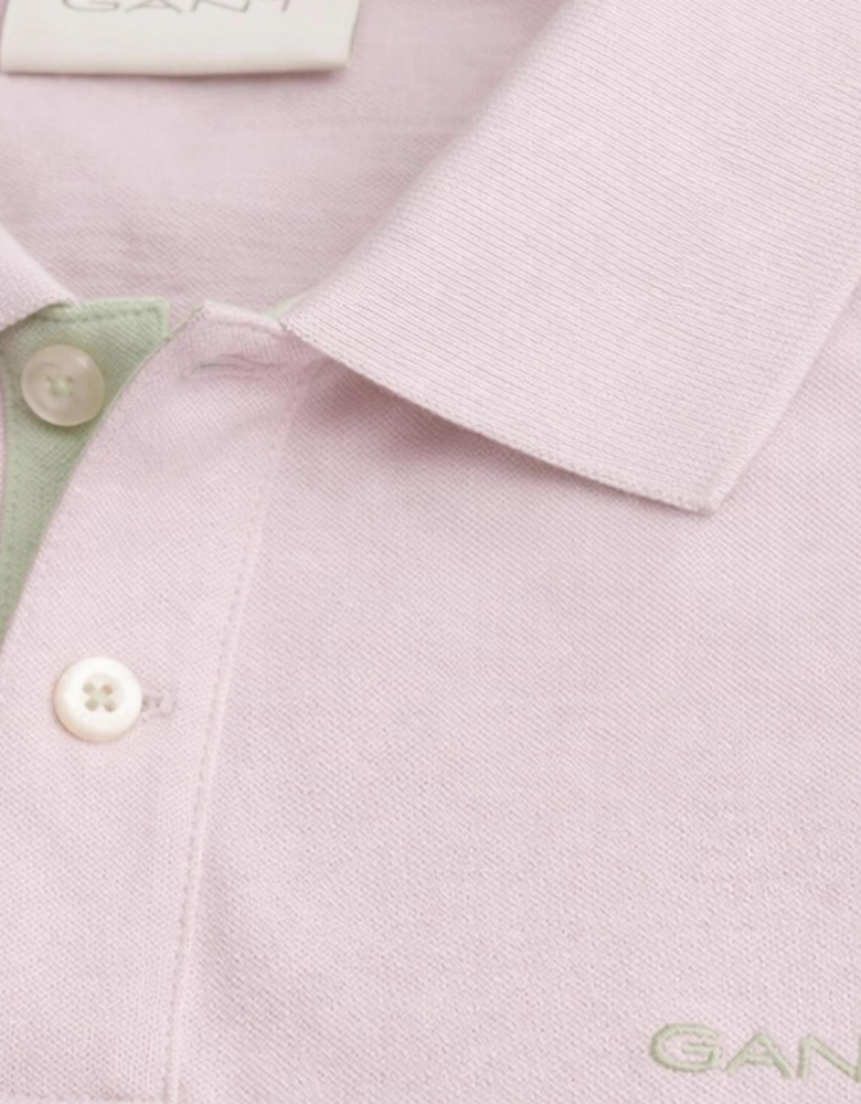 Gant Mens Polo Shirt Contrast Short Sleeve Summer Polo Cotton