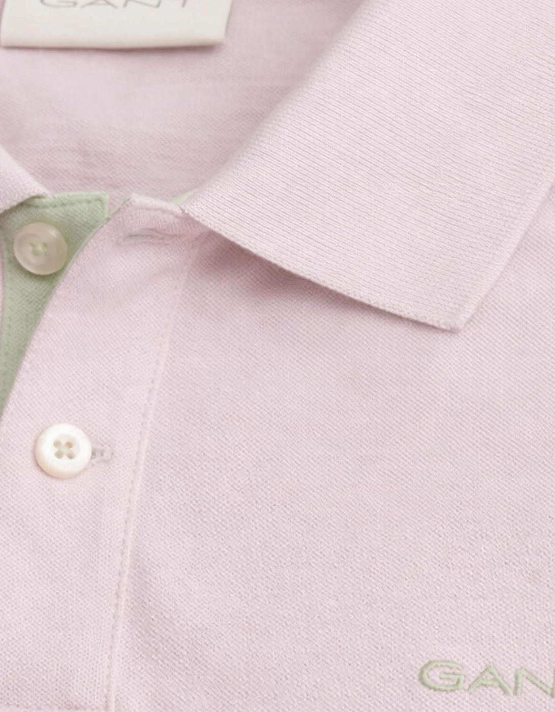 Gant Mens Polo Shirt Contrast Short Sleeve Summer Polo Cotton