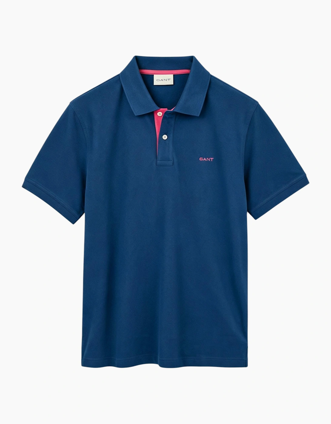 Gant Mens Polo Shirt Contrast Short Sleeve Summer Polo Cotton