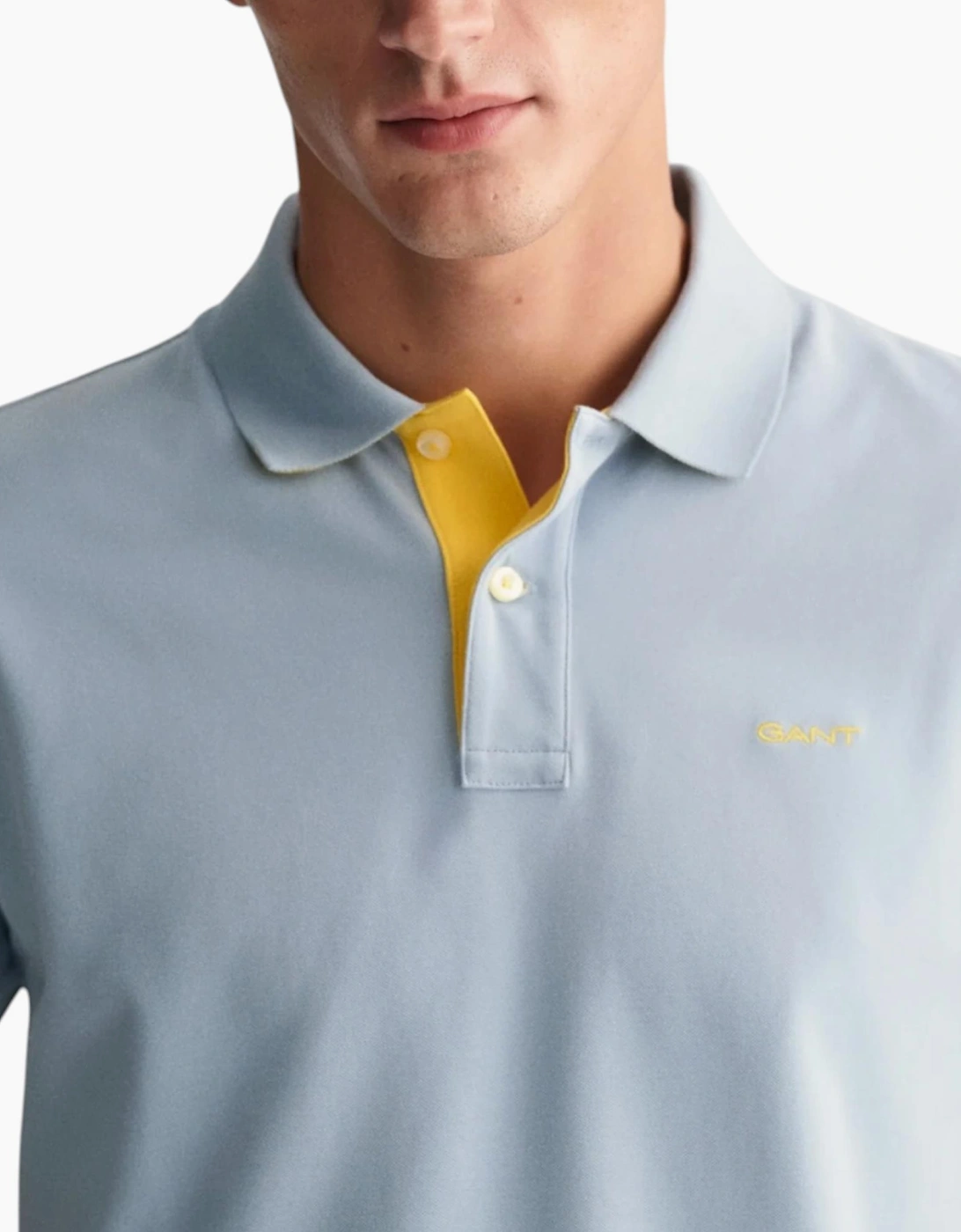 Gant Mens Polo Shirt Contrast Short Sleeve Summer Polo Cotton