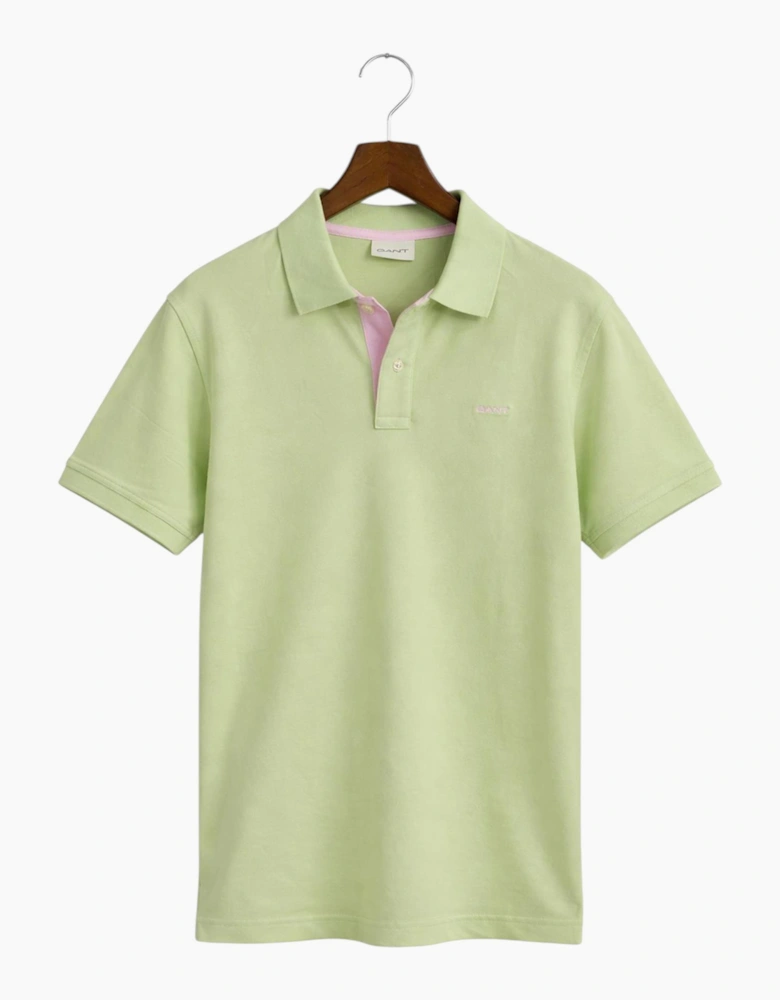 Gant Mens Polo Shirt Contrast Short Sleeve Summer Polo Cotton