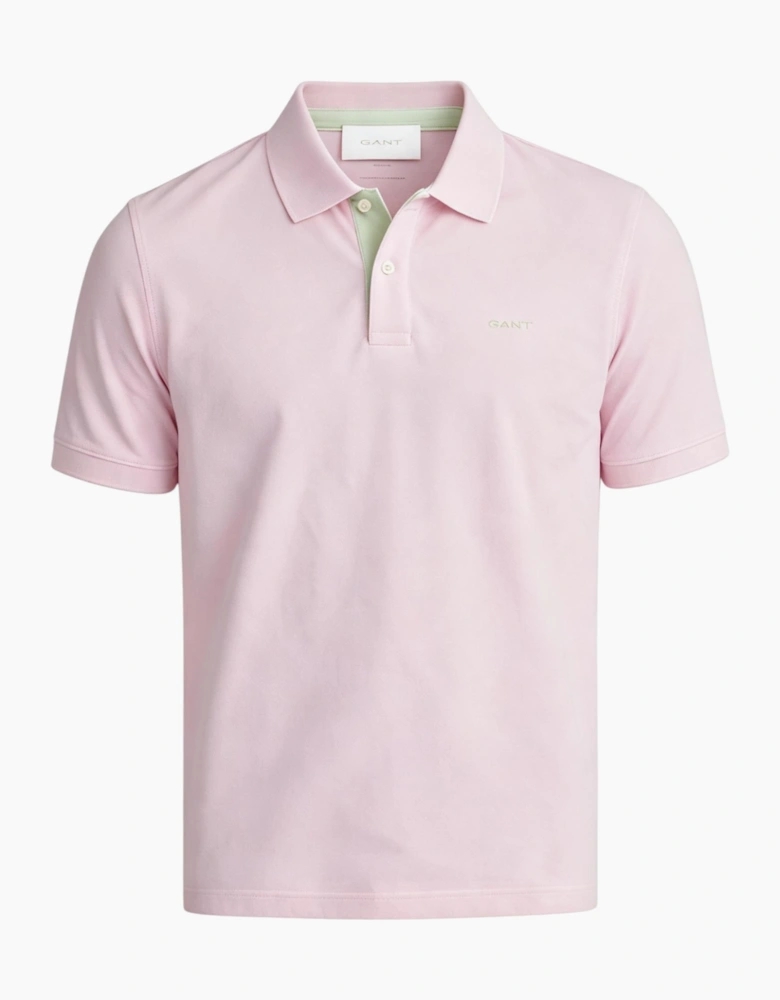 Gant Mens Polo Shirt Contrast Short Sleeve Summer Polo Cotton
