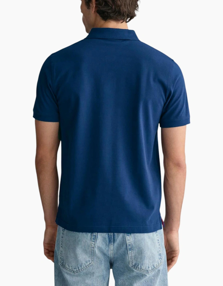 Gant Mens Polo Shirt Contrast Short Sleeve Summer Polo Cotton