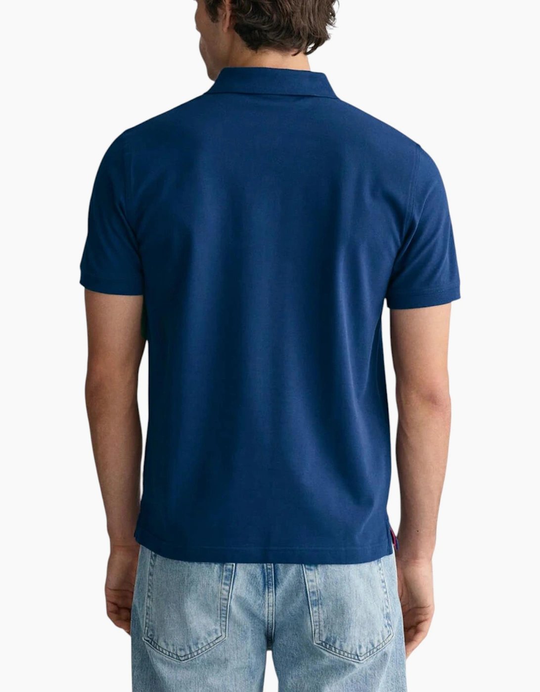 Gant Mens Polo Shirt Contrast Short Sleeve Summer Polo Cotton