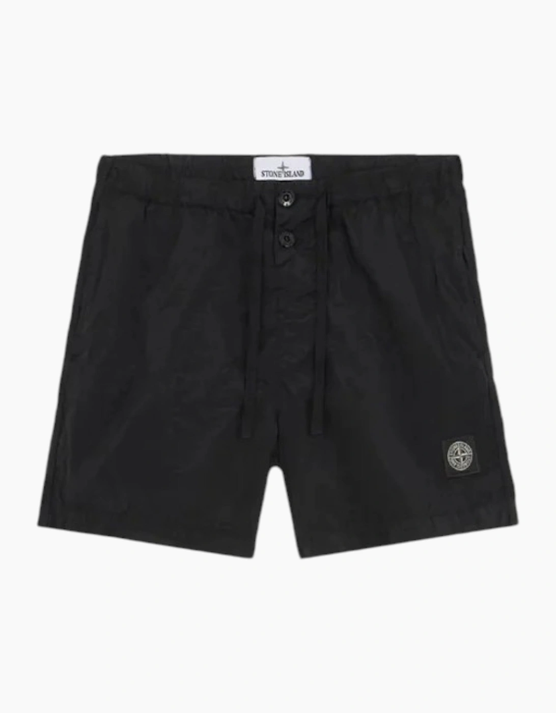 Stone Island Nylon Black Shorts