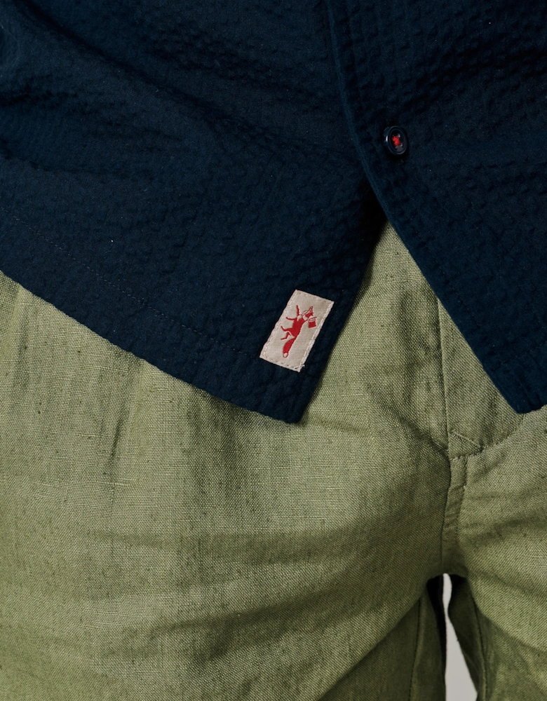 Brambling Seersucker Short Sleeved Shirt