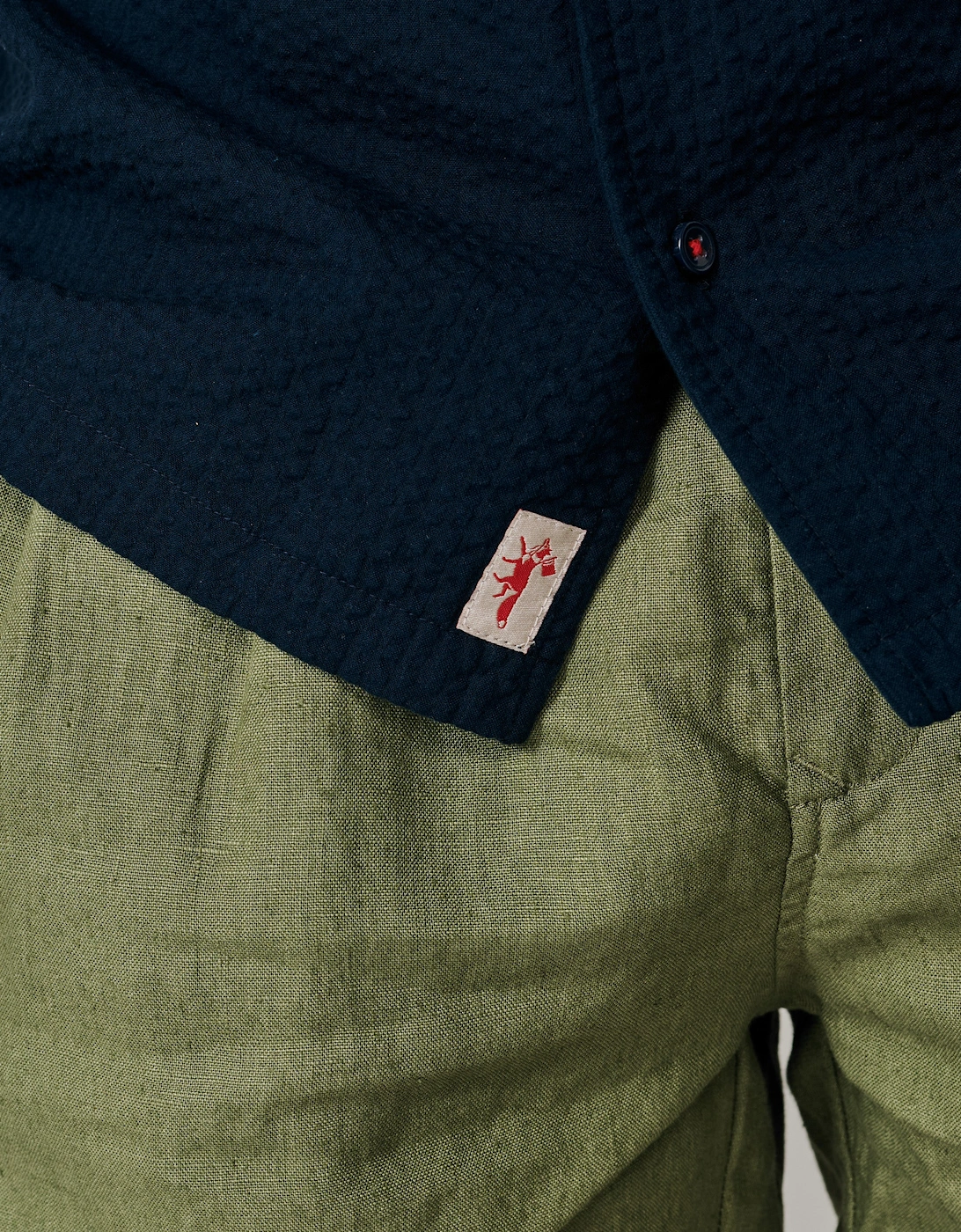 Brambling Seersucker Short Sleeved Shirt