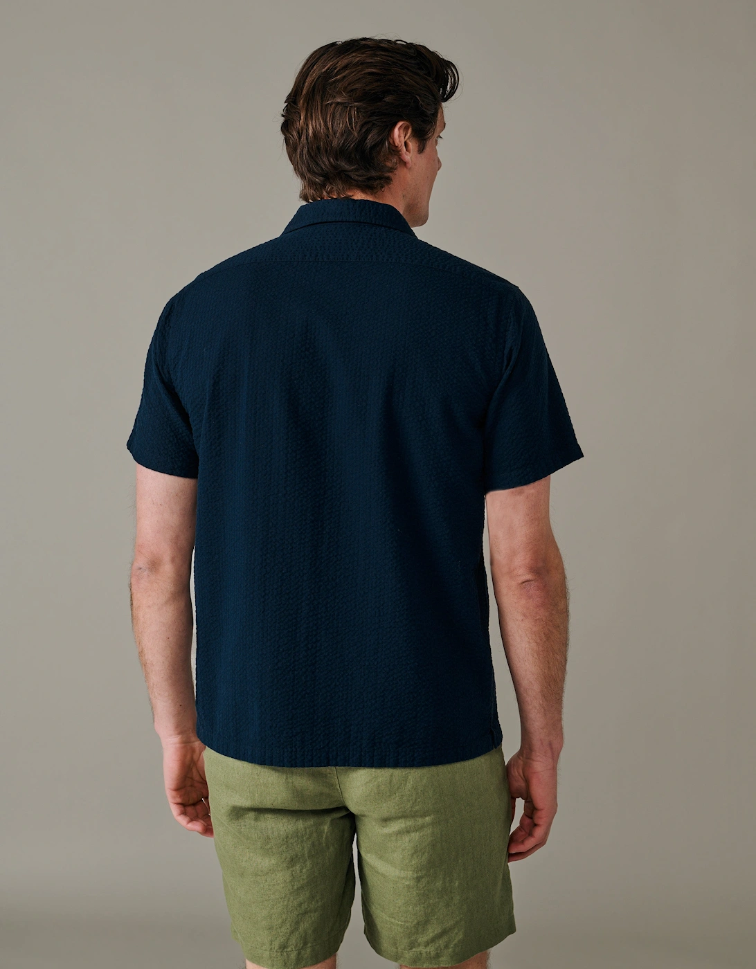 Brambling Seersucker Short Sleeved Shirt