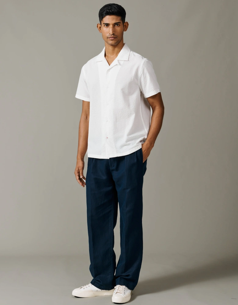 Brambling Seersucker Short Sleeved Shirt