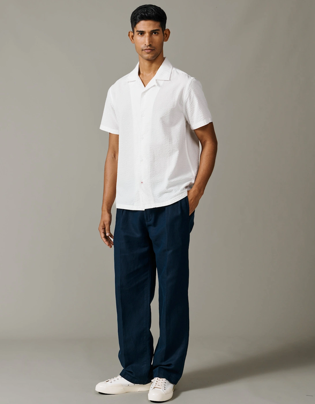 Brambling Seersucker Short Sleeved Shirt