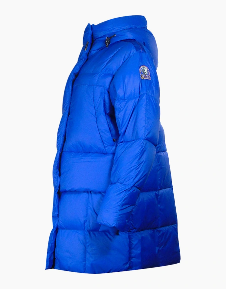 Parajumpers Bold Parka Kos Blue Long Hooded Down Jacket