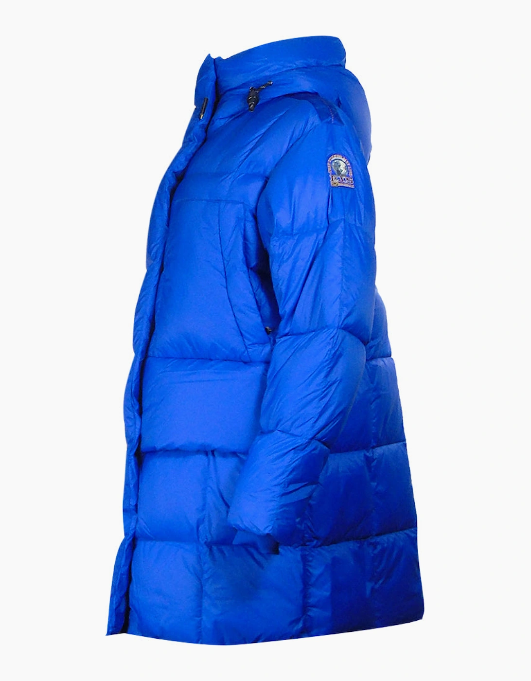 Parajumpers Bold Parka Kos Blue Long Hooded Down Jacket