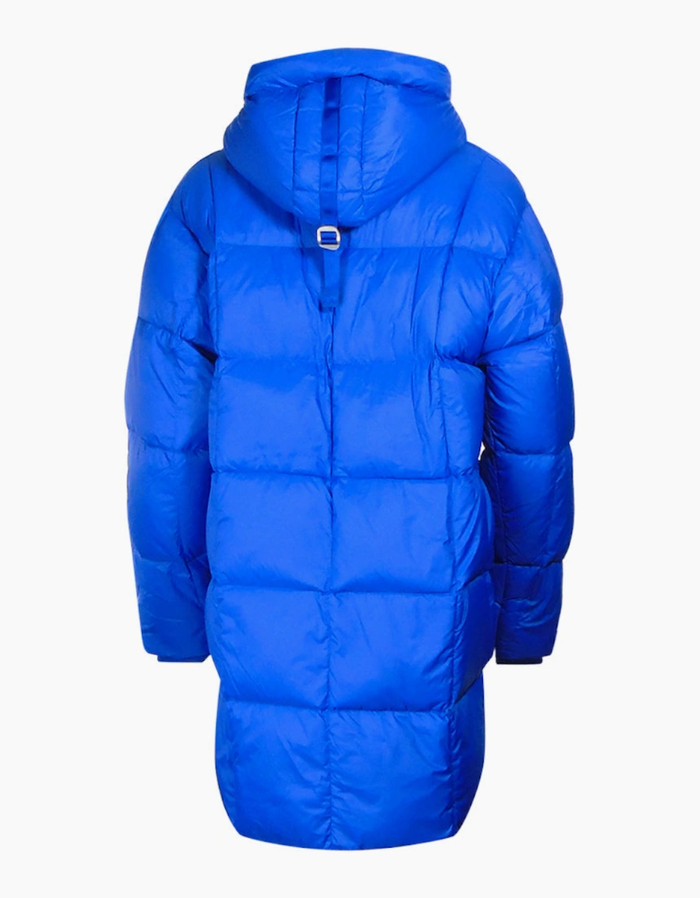Parajumpers Bold Parka Kos Blue Long Hooded Down Jacket