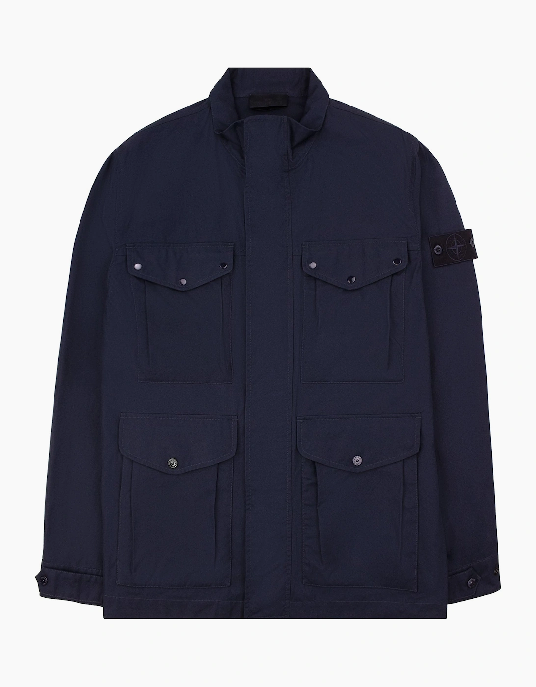 Stone Island 4100035 Ghost Piece Windproof Breathable Field Jacket Navy V0020