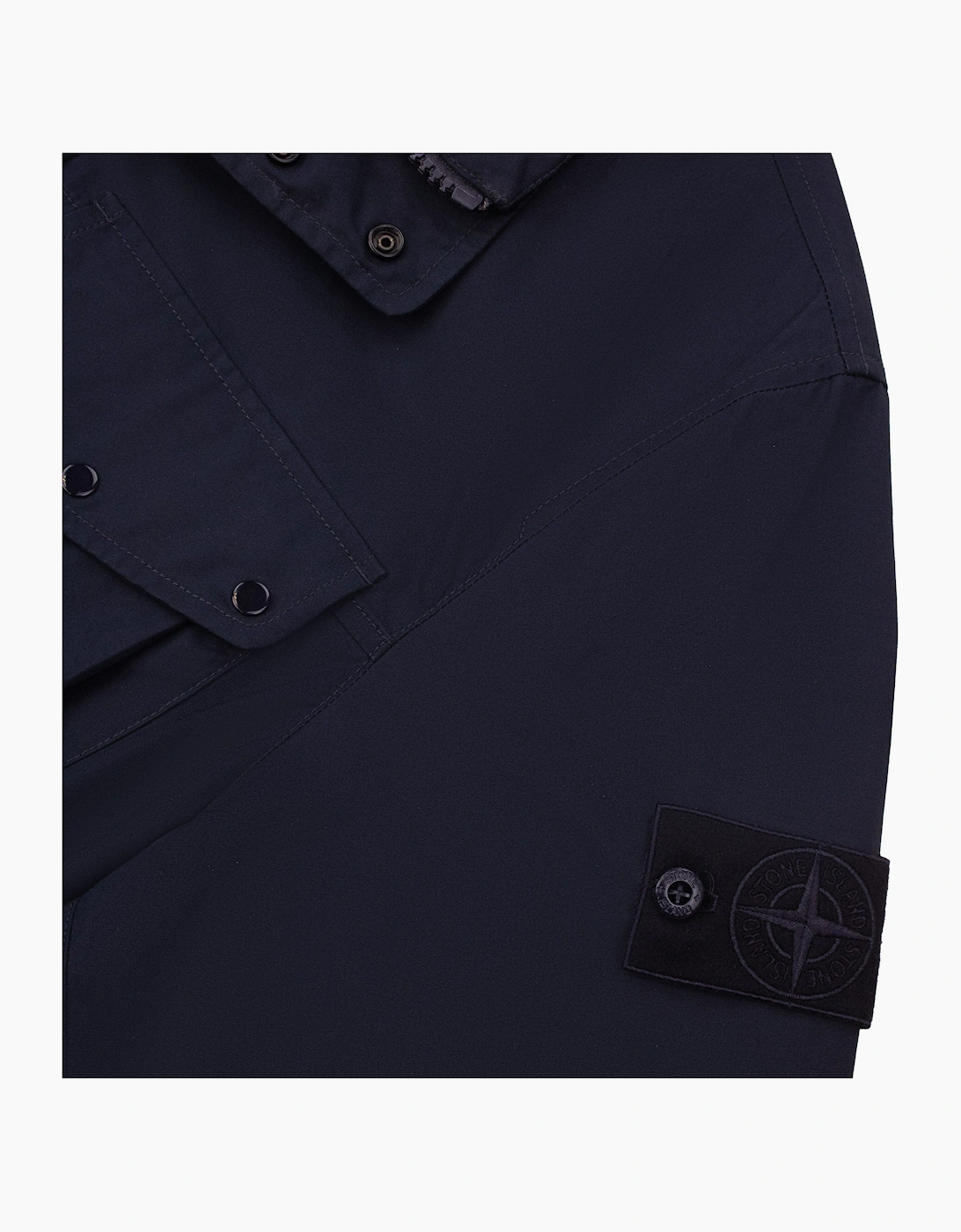 Stone Island 4100035 Ghost Piece Windproof Breathable Field Jacket Navy V0020