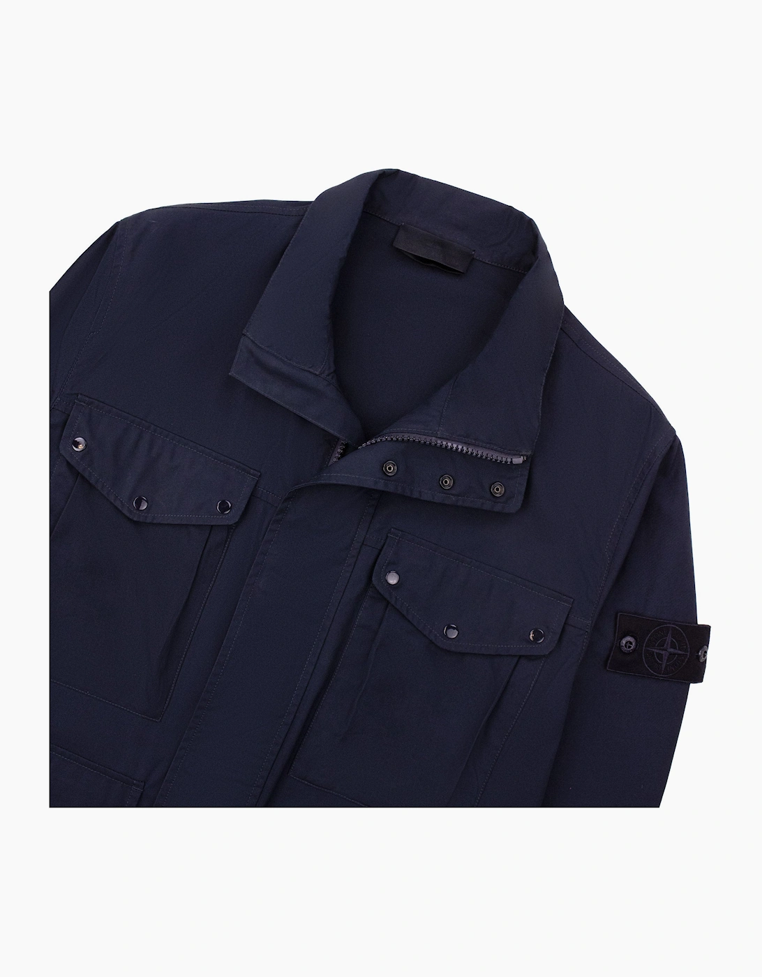 Stone Island 4100035 Ghost Piece Windproof Breathable Field Jacket Navy V0020