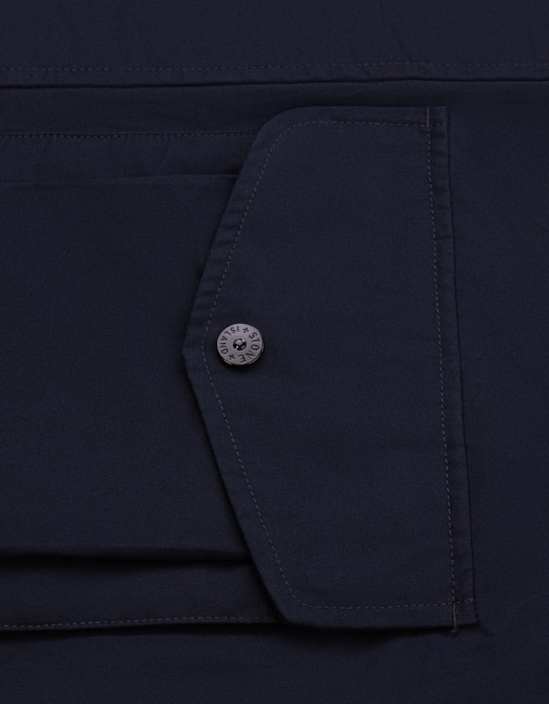 Stone Island 4100035 Ghost Piece Windproof Breathable Field Jacket Navy V0020