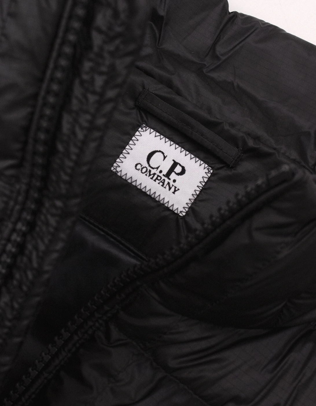 Cp Company D.D. Shell Down Lens Gilet Black 999