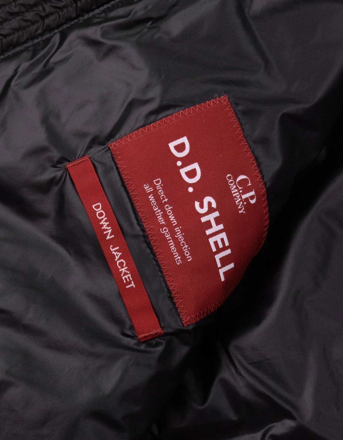 Cp Company D.D. Shell Down Lens Gilet Black 999