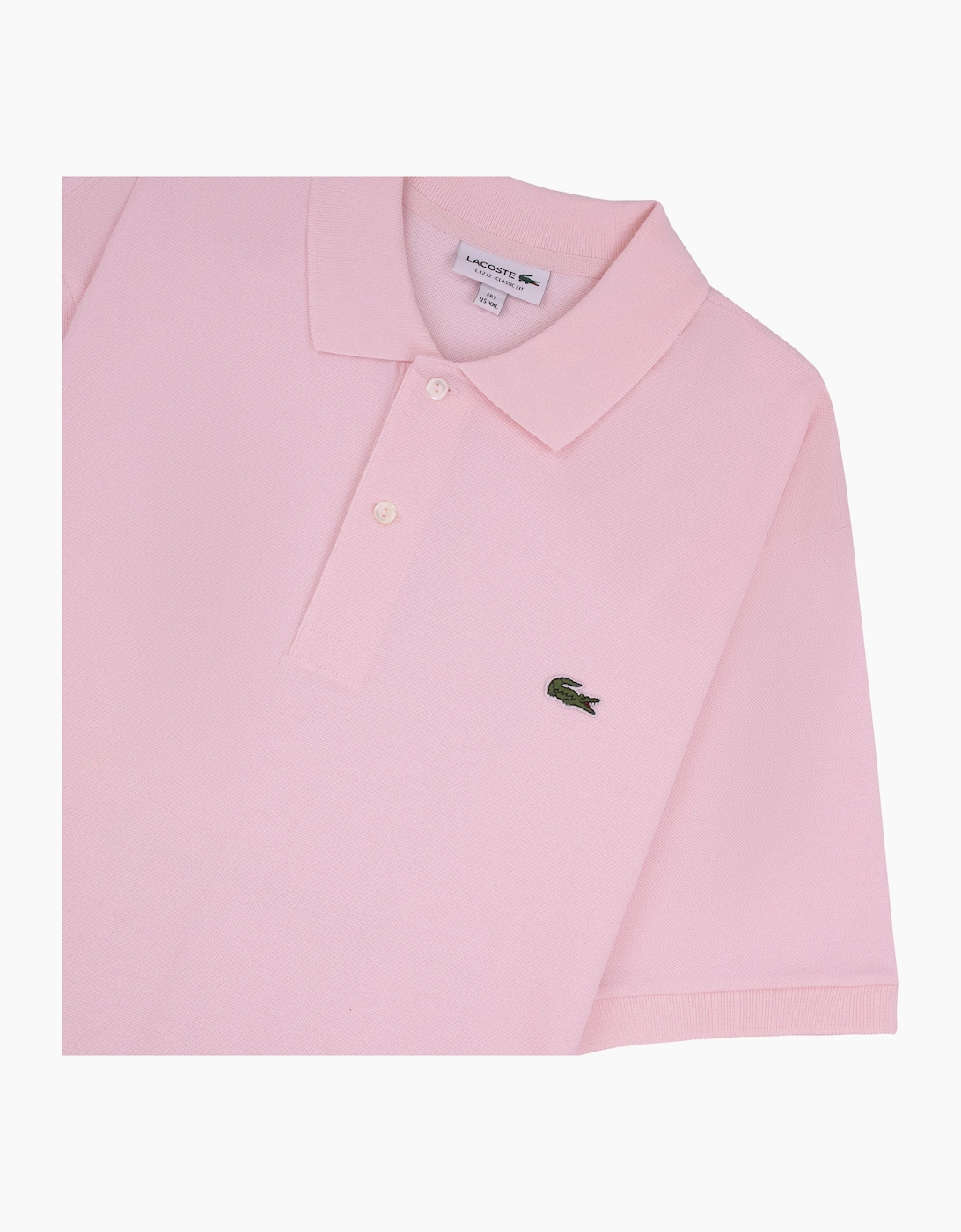 Lacoste Classic Fit L.12.12 Original Polo Shirt Light Pink