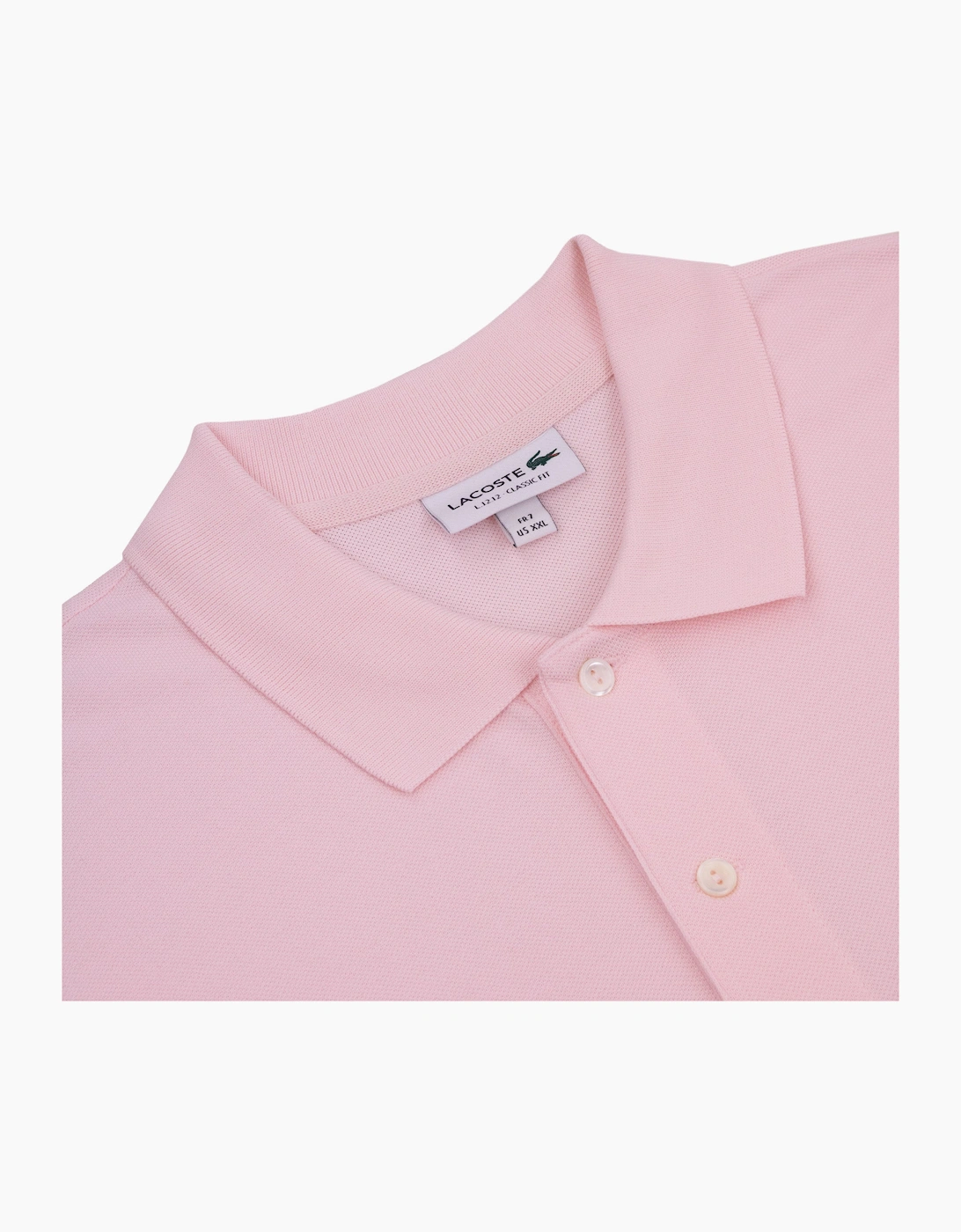 Lacoste Classic Fit L.12.12 Original Polo Shirt Light Pink