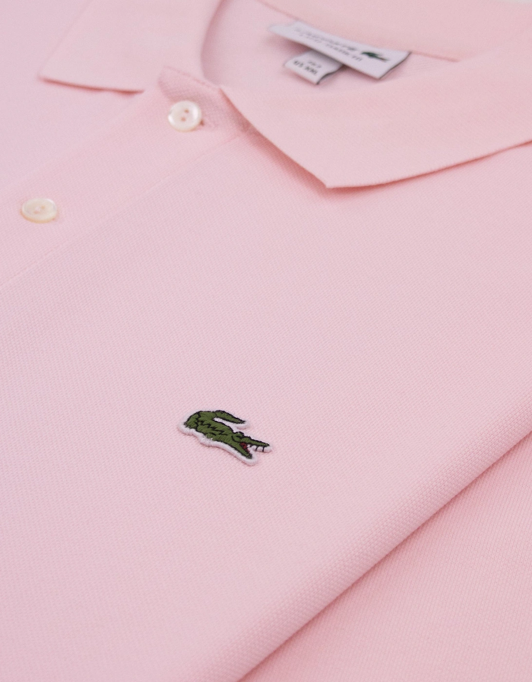 Lacoste Classic Fit L.12.12 Original Polo Shirt Light Pink