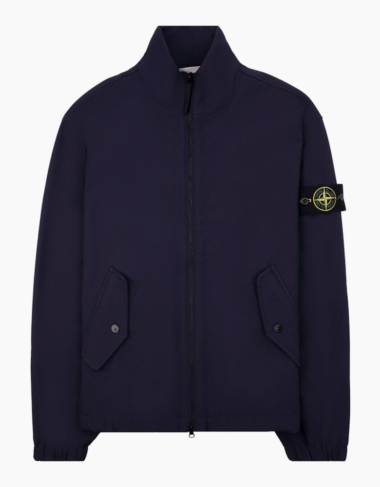 Stone Island 4100022 Light Soft Shell Water Wind Resistant Jacket Navy V0020