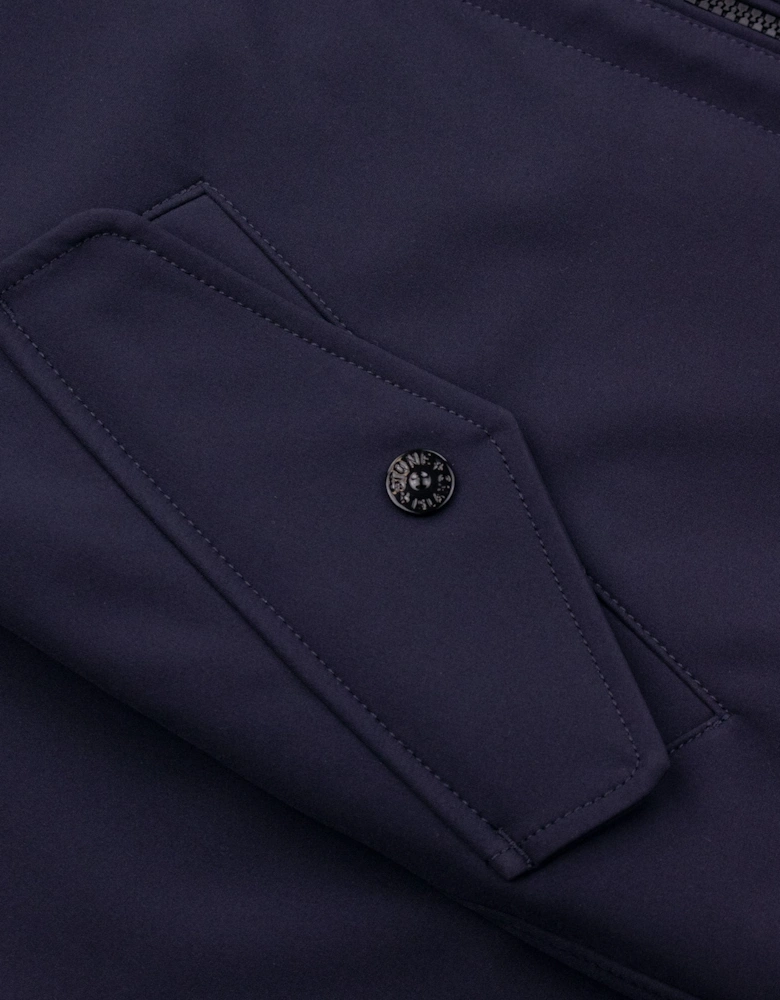 Stone Island 4100022 Light Soft Shell Water Wind Resistant Jacket Navy V0020