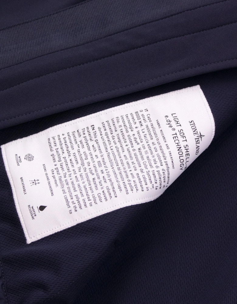 Stone Island 4100022 Light Soft Shell Water Wind Resistant Jacket Navy V0020
