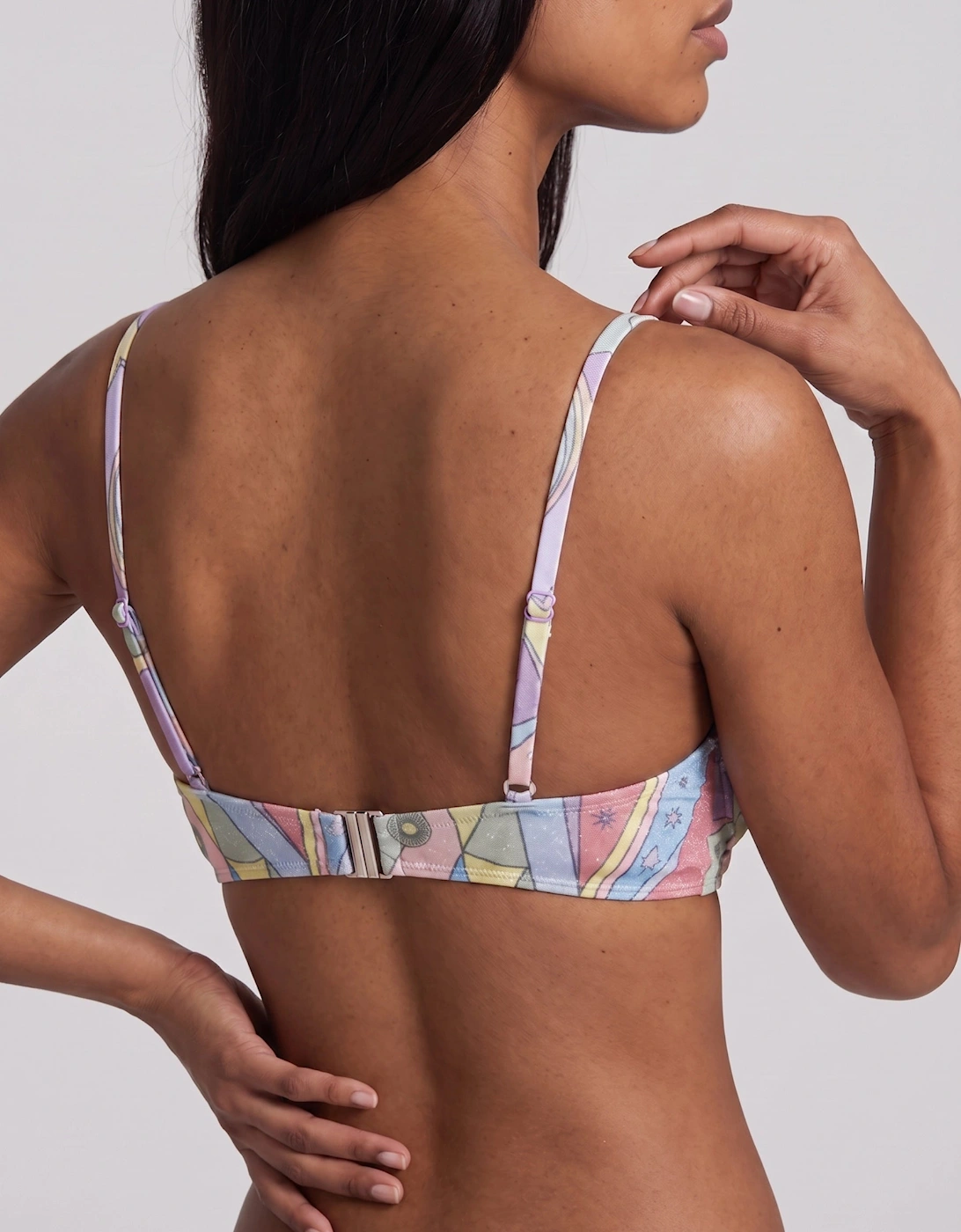 Britney Multi Colour Bikini Top