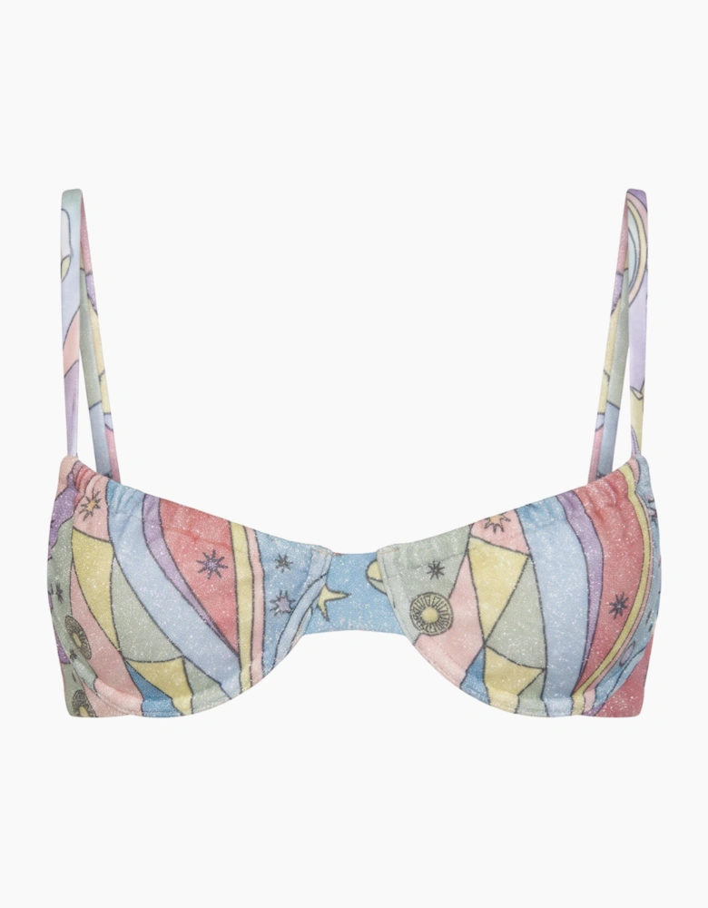 Britney Multi Colour Bikini Top