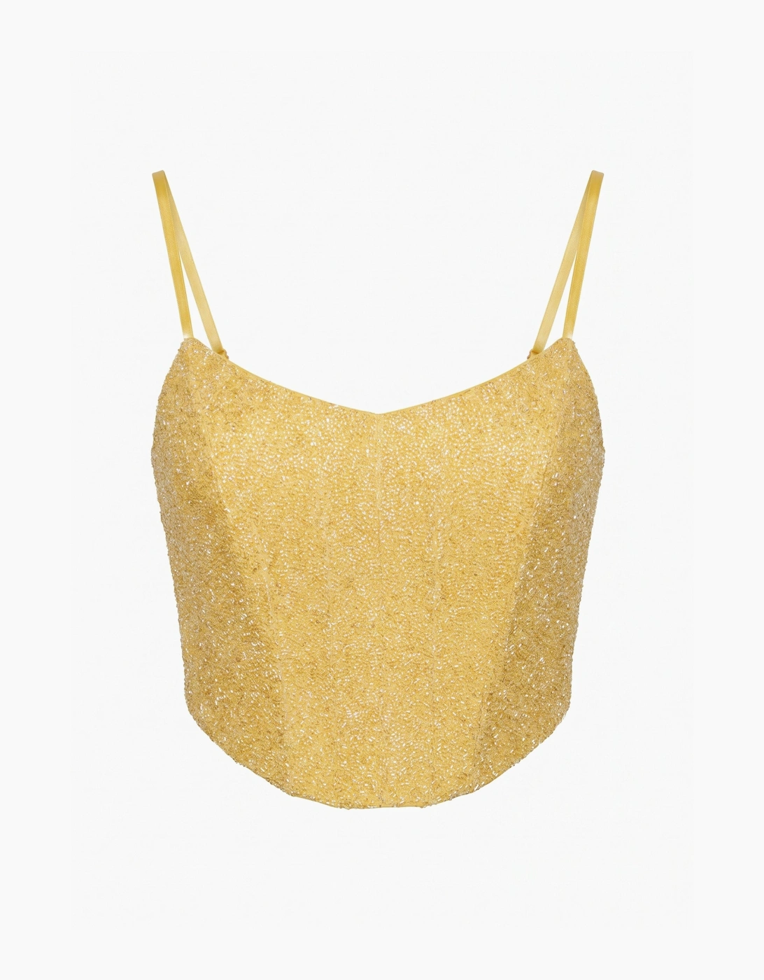 Sunveil Yellow Beaded Corset