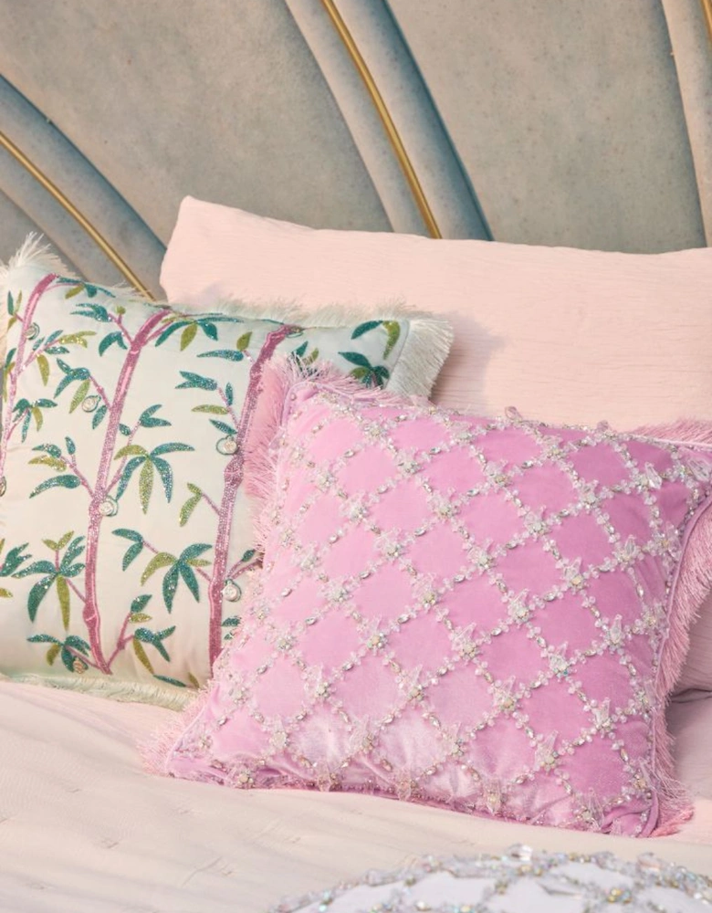 Calliope Cushion in Pink in Stock