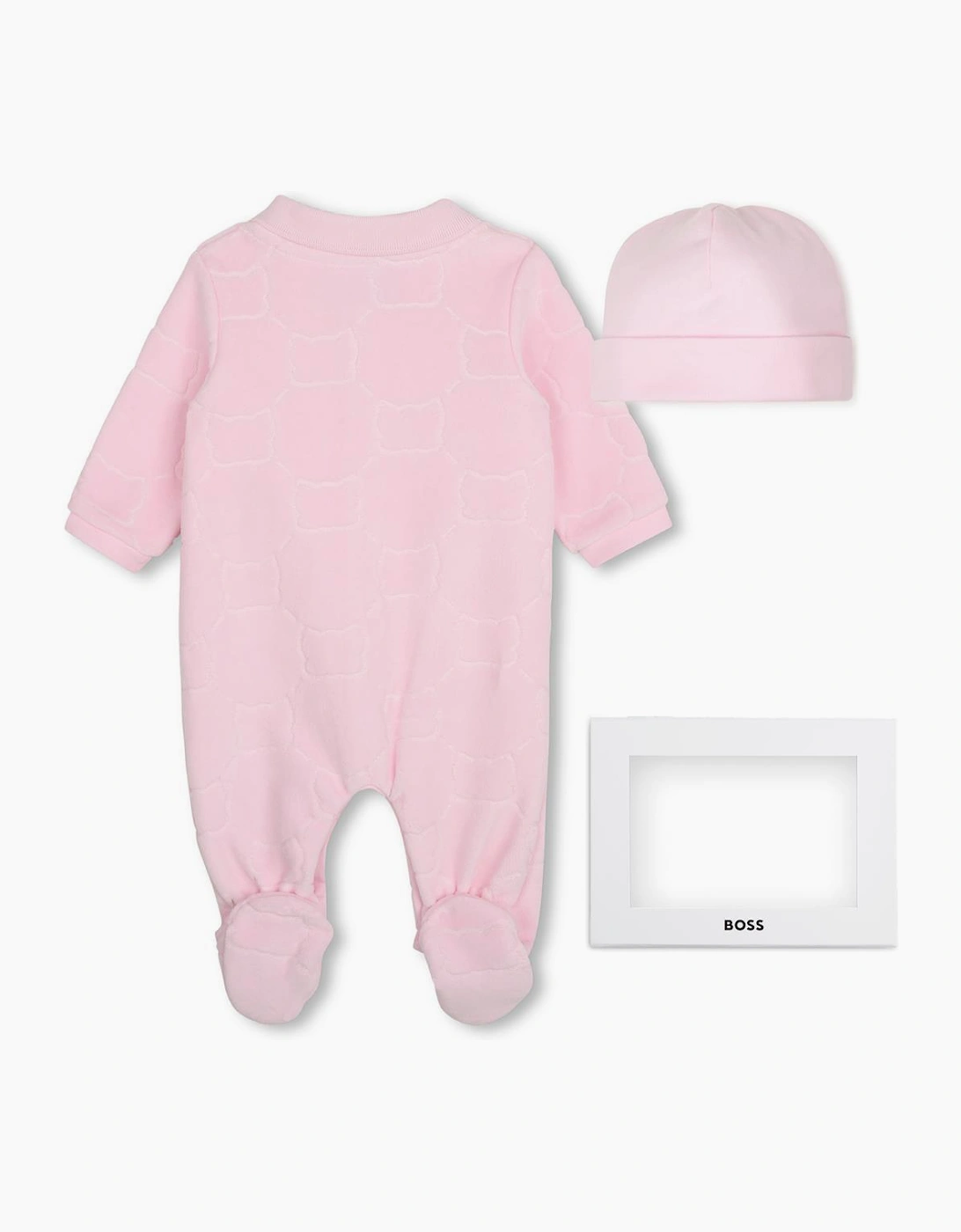 BOSS NB BABY GIRL PINK GIFT SET J53324