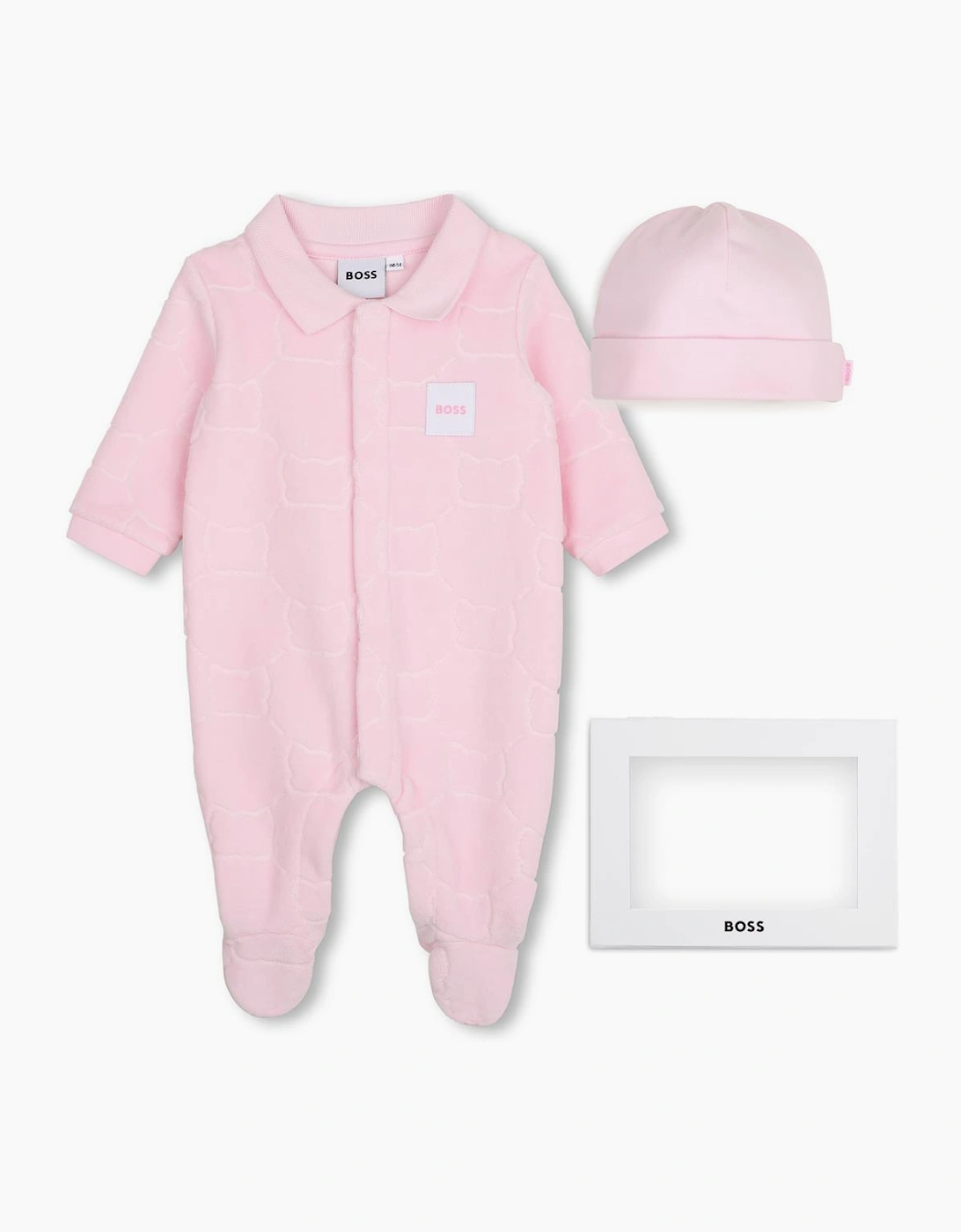 BOSS NB BABY GIRL PINK GIFT SET J53324