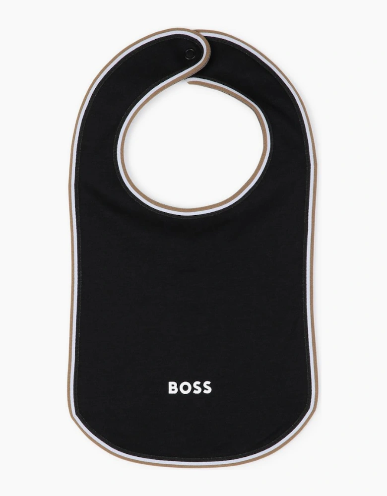 BOSS NB BLACK BABY BOY 3PC SET +GIFT BOX J53292