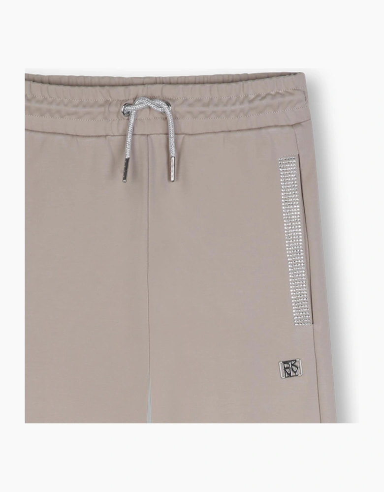 DKNY BEIGE HOODED SWEATSHIRT & TROUSERS SET D62902 D62387
