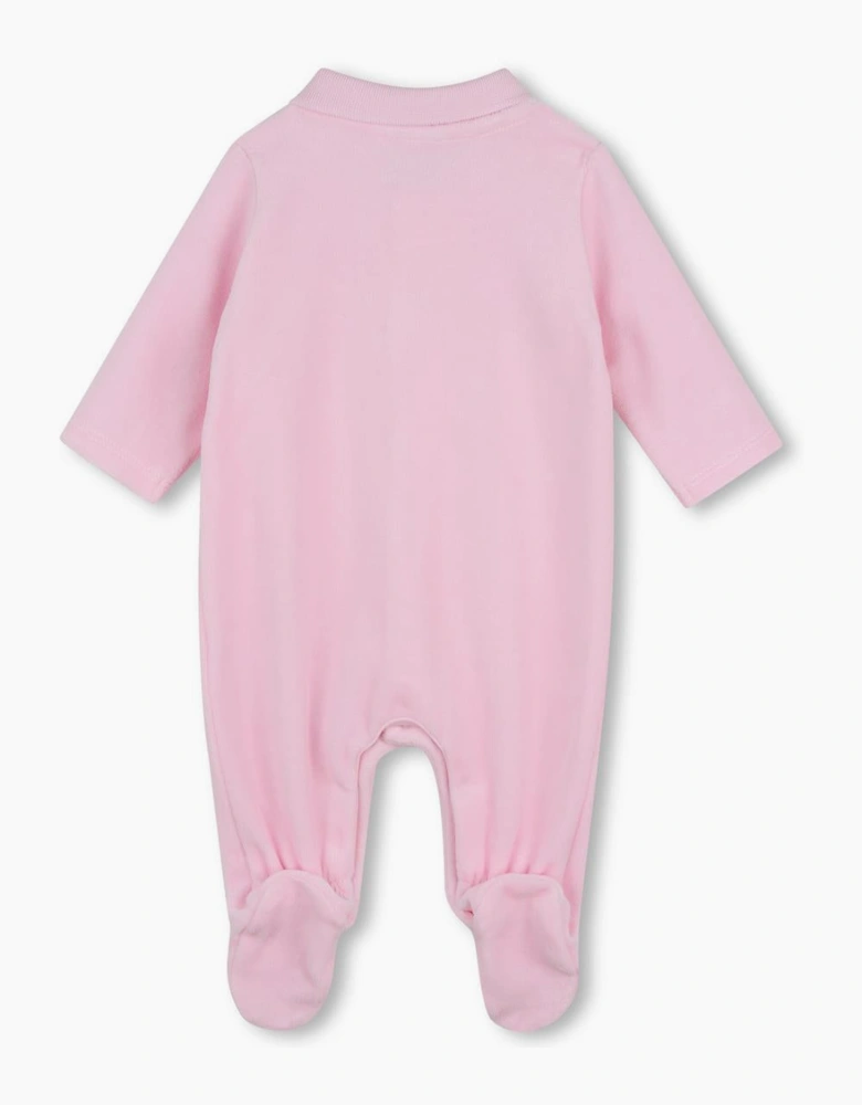 BOSS PINK NB GIRL BABY GROW J53321