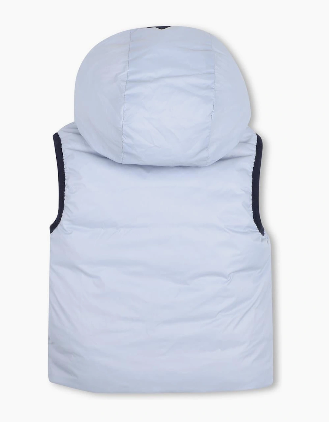 BOSS BABY/TODDLER BLUE REVERSIBLE BODYWARMER/GILET J53506