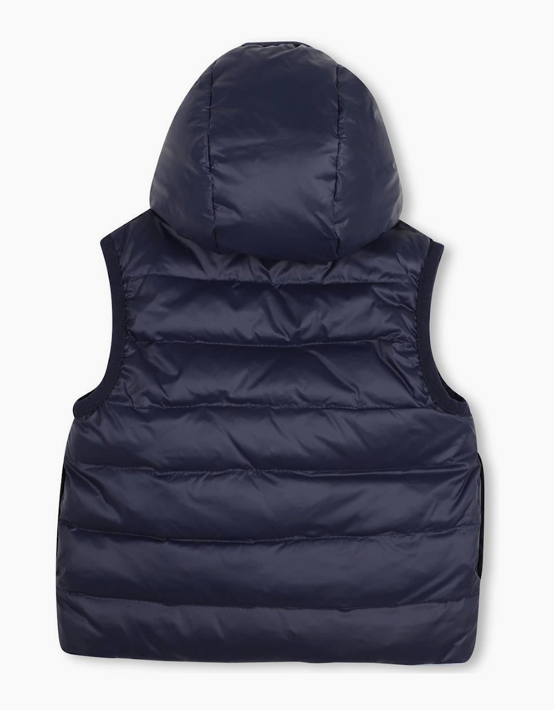 BOSS BABY/TODDLER BLUE REVERSIBLE BODYWARMER/GILET J53506