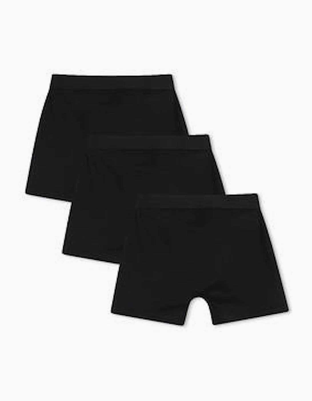 HUGO BOYS BLACK PCK 3 BOXER SHORTS G01348