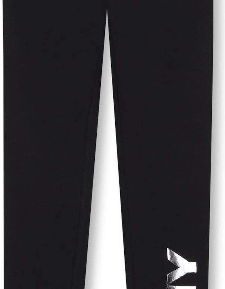 DKNY BLACK SWEATSHIRT & LEGGINGS SET D62906 D62885