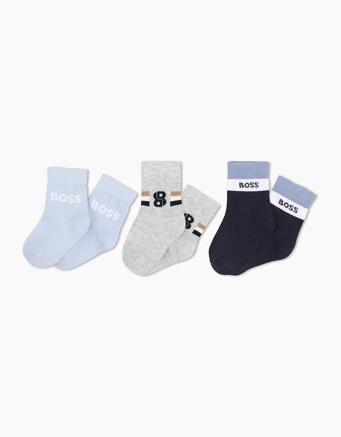 BOSS BABY BOY/TODDLER PK3 SOCKS J53578