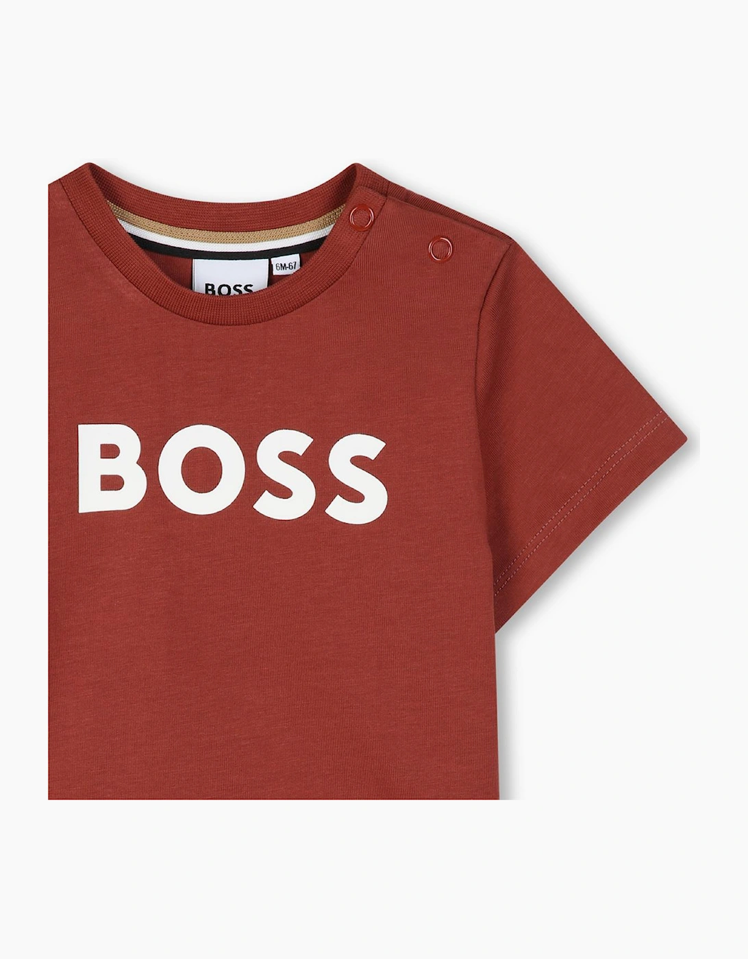 BOSS BABY BOY/TODDLER CRIMSON RED T SHIRT J52712