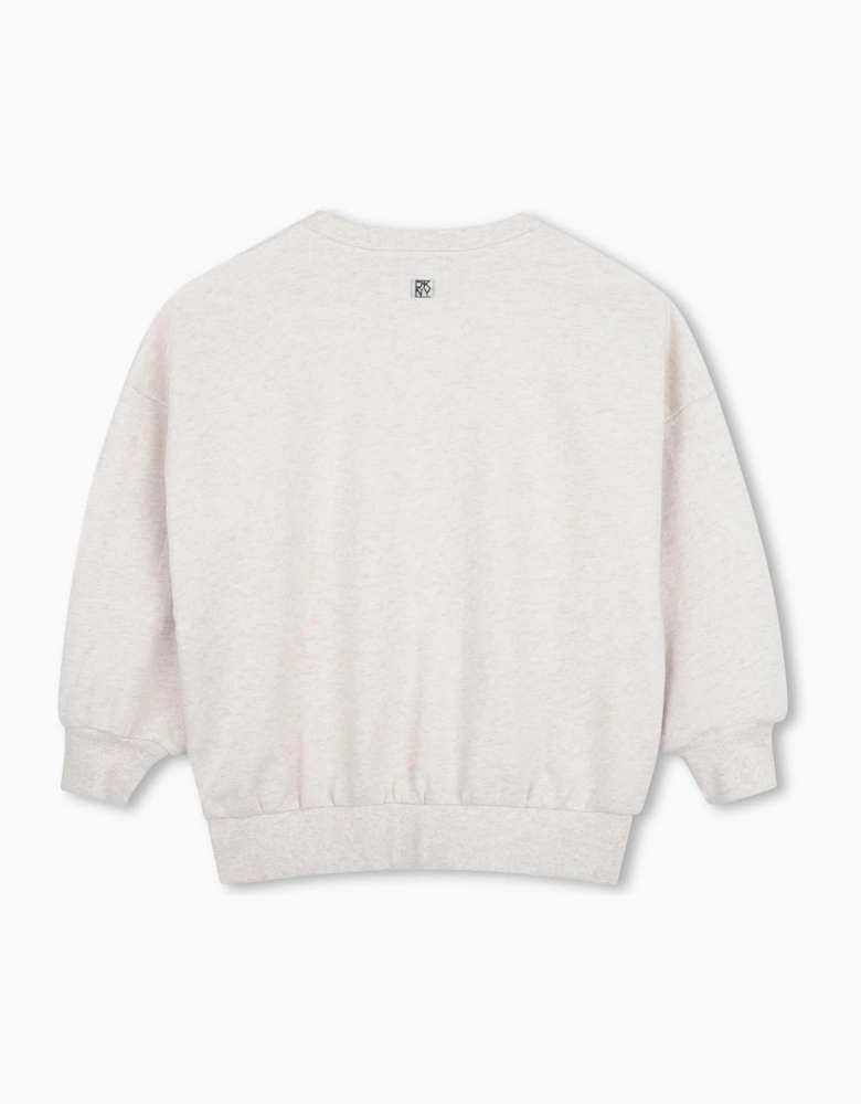 DKNY BEIGE SWEATSHIRT D62904