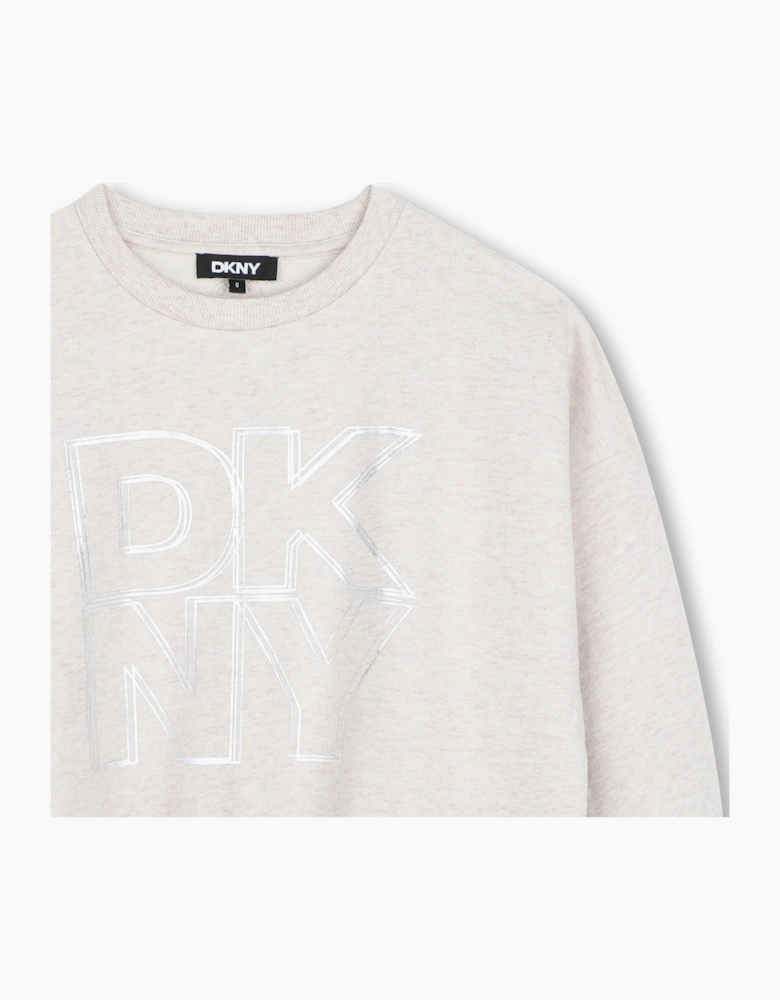 DKNY BEIGE SWEATSHIRT D62904