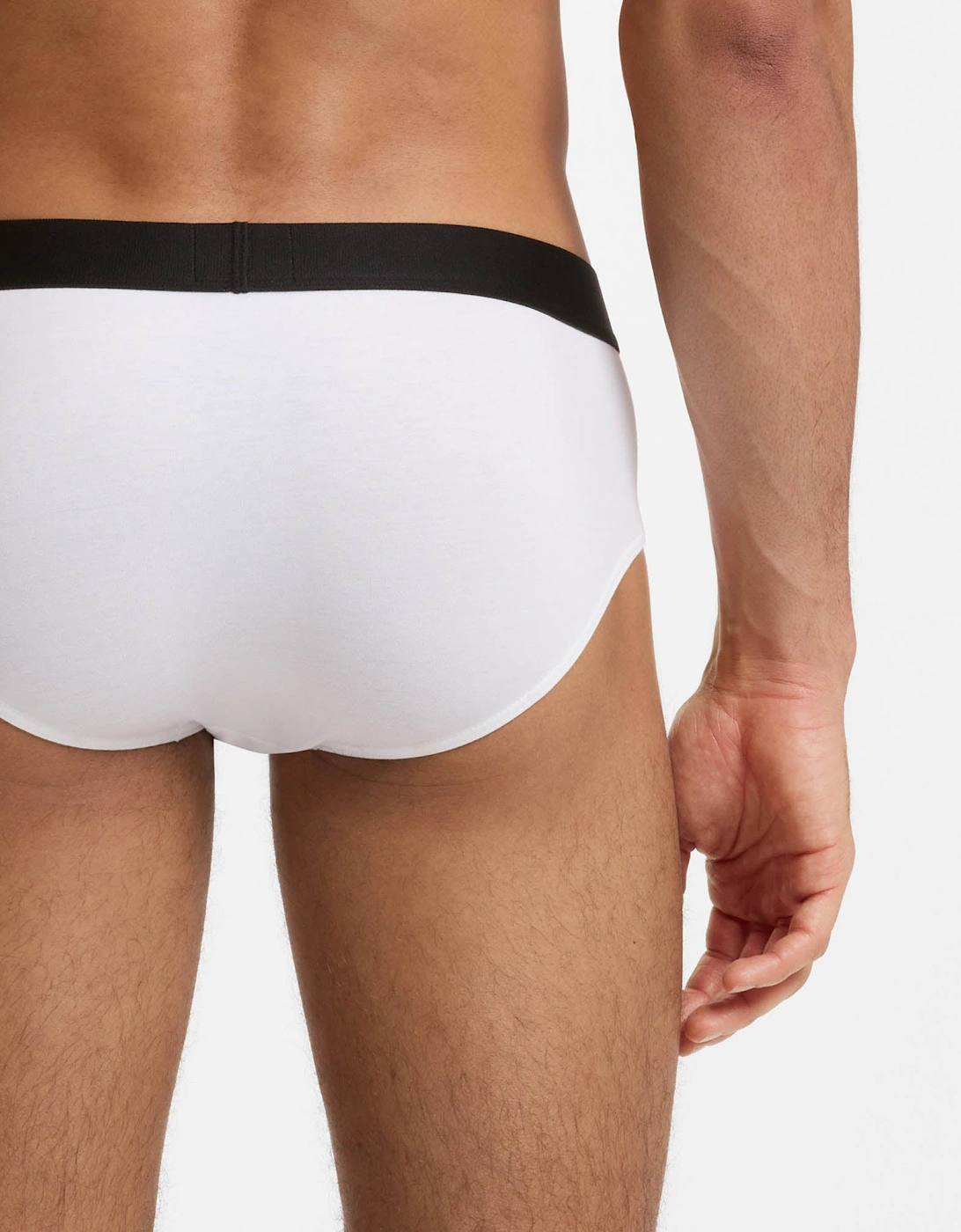 BOSS Orange Three-Pack Low-Rise Briefs in Stretch Cotton - Assorted Pre-Pack 999