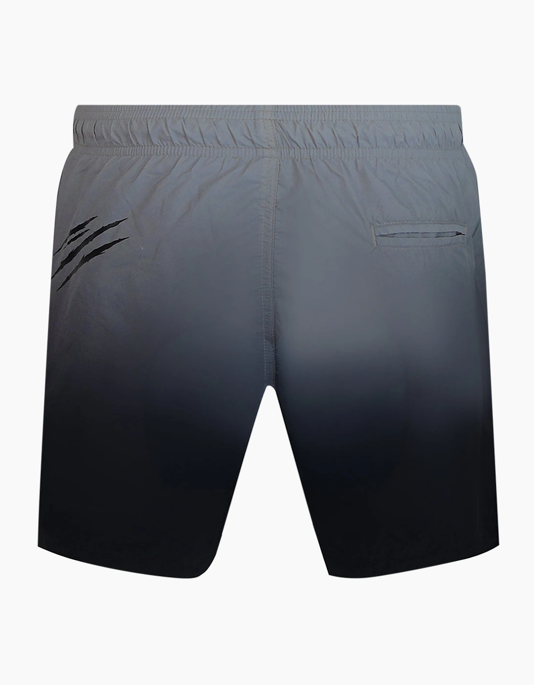 Plein Sport Gradient Medium Boardshort Black Swim Shorts