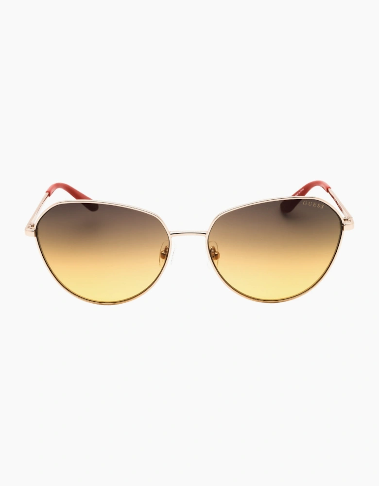 Guess GU00148 32F Gold Sunglasses