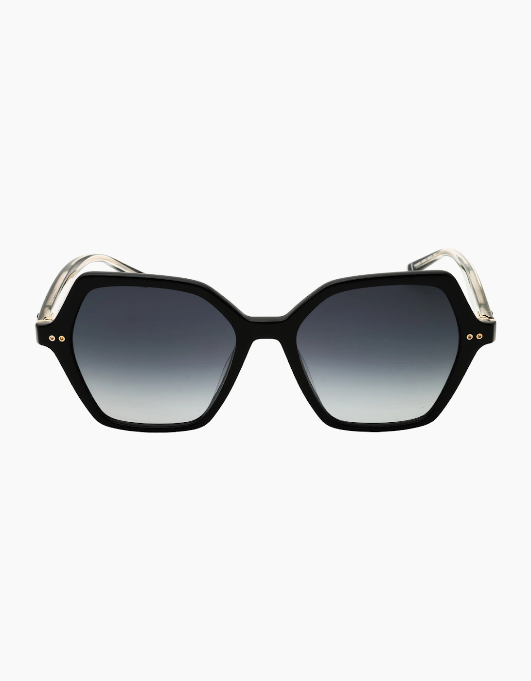 Tommy Hilfiger Women's Tommy Hilfiger TH 2213/S 0807 9O Shiny Black / Grey Gradient Sunglasses Women